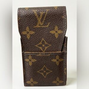 Louis Vuitton monogram etui cigarette/lipgloss case